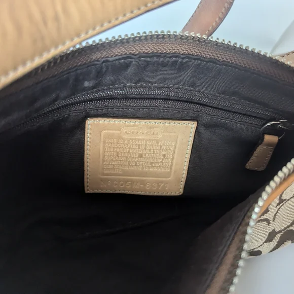 Coach Brown Signature Shoulder Bag - Picture 5 of 5